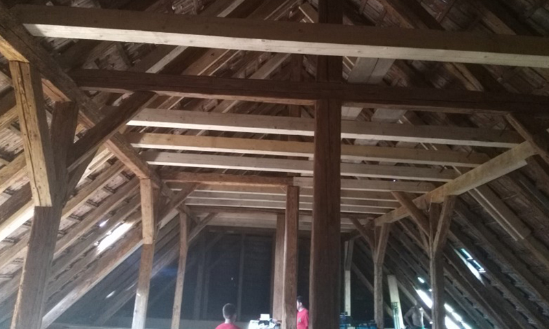 Tlaková impregnácia krovu