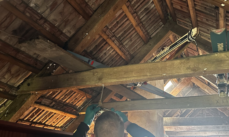 Gélová impregnácia dreva proti škodcom