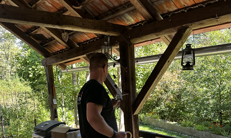 likvidácia červotoča pergoly